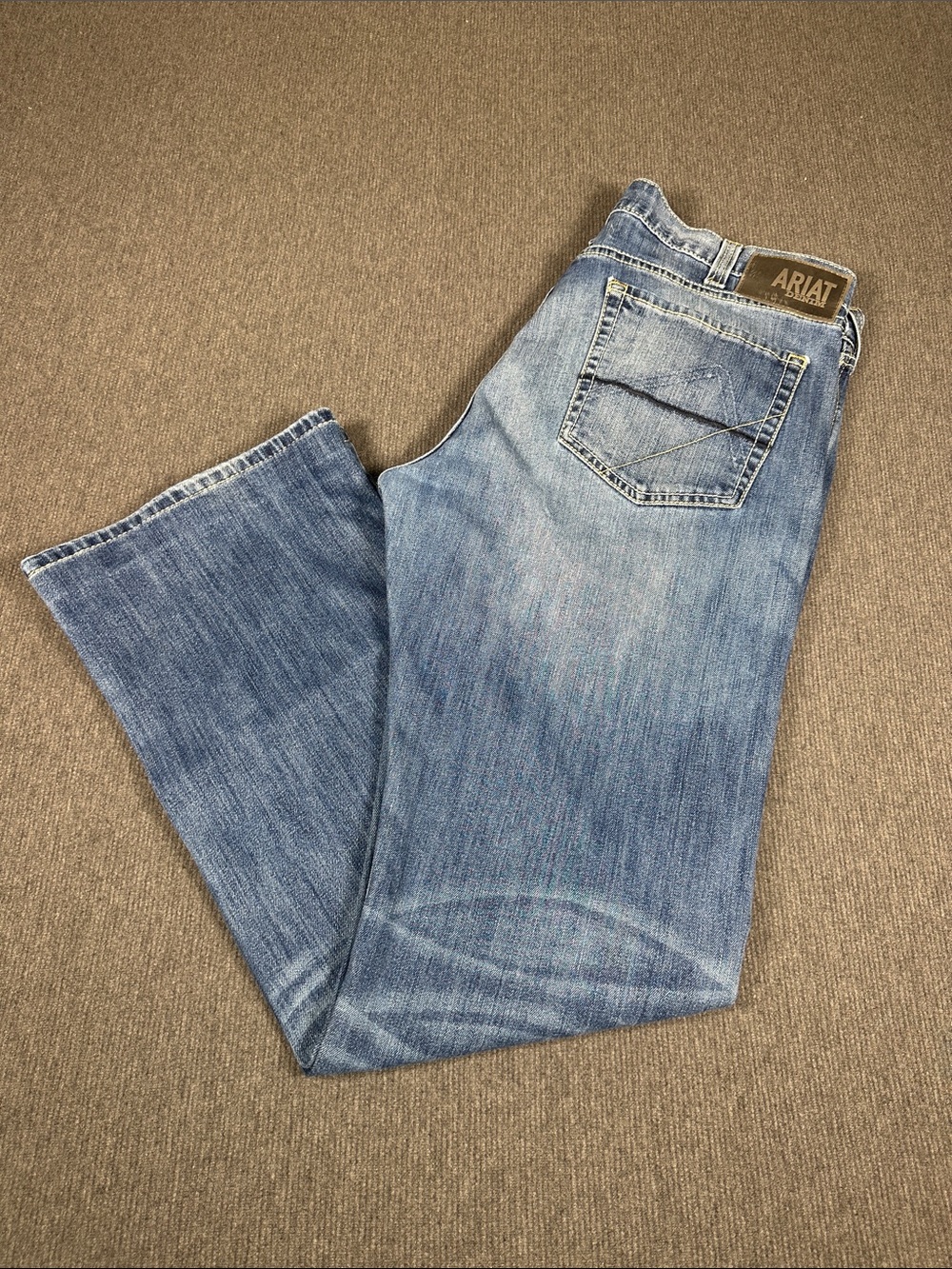 Ariat M7 Rocker Boot Jeans Bootcut Denim Mens 38x32* Western Ranch Work Cowboy